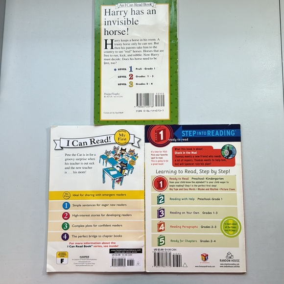 🌈2/$8 3-Book Bundle Level One Readers - Picture 2 of 16